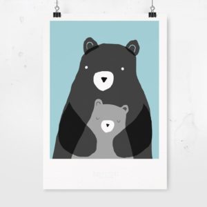 Papermint Bear Poster