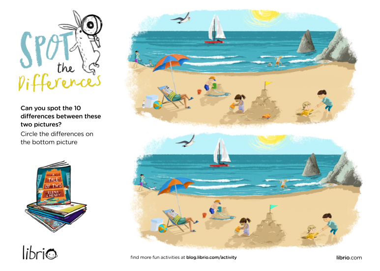 printable activities, downloadable activities, kids work sheets, rainy day activities, free printables, spot-the-differences