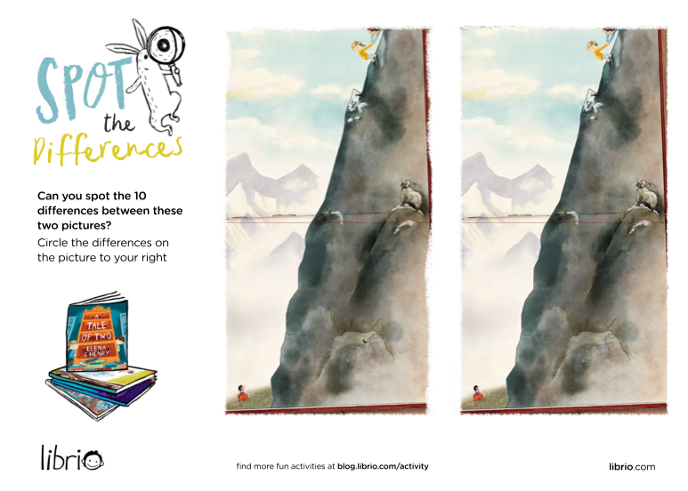 printable activities, downloadable activities, kids work sheets, rainy day activities, Spot-the-differences, free printables