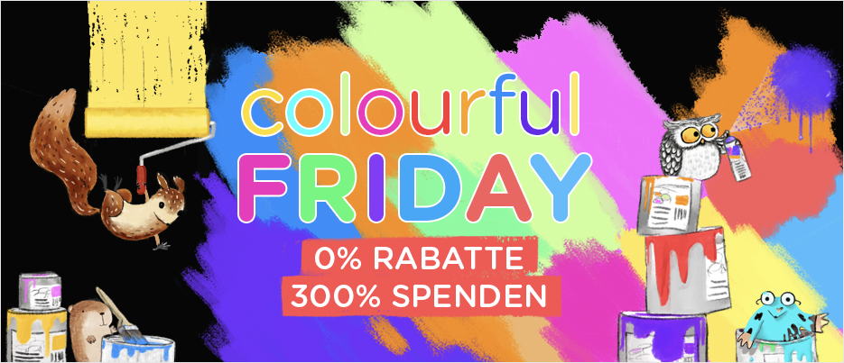Colourful Friday: Waldtiere mit Farben