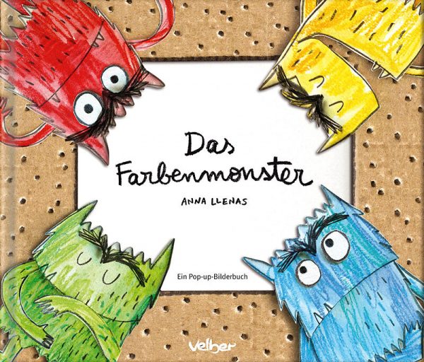 Buchtipp Farbenmonster: Vier Monster mit verschiedenen Emotionen (Cover)