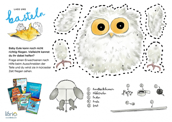 Bastelideen für Kinder: Anleitung zum Basteln einer Eule