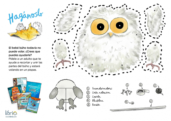 Instrucciones de la hoja de actividades del búho