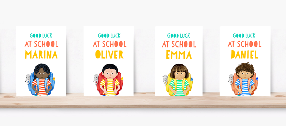 First day at School cards