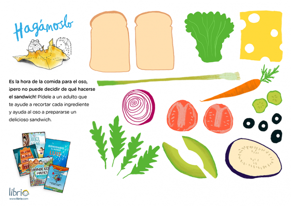 Actividad para hacer un sandwich para el oso