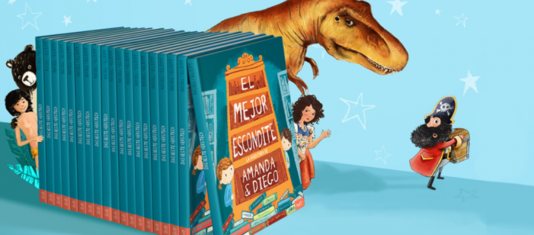 Muchos cuentos de El mejor escondite con algunos de sus personajes