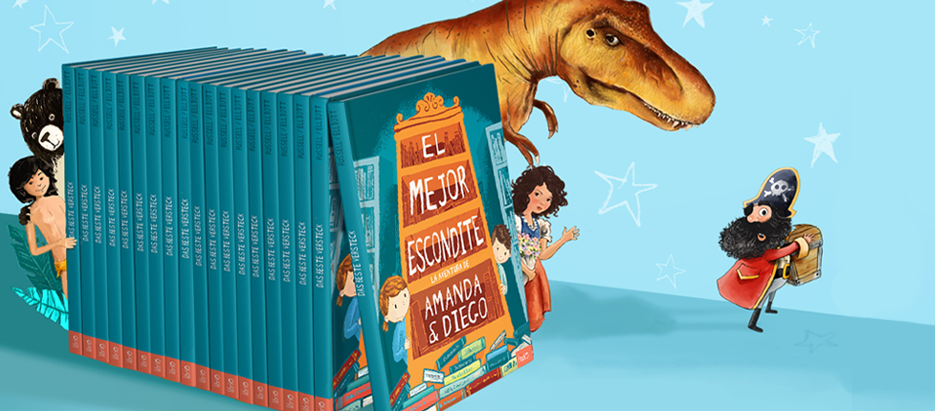 Muchos cuentos de El mejor escondite con algunos de sus personajes