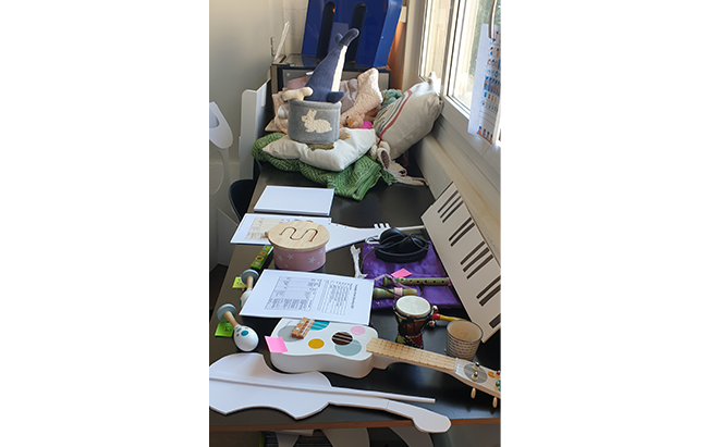 Atrezzo de la sesión de fotos