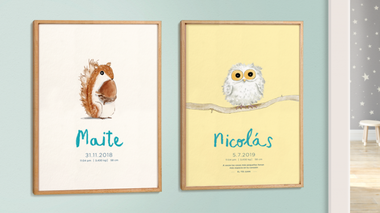 Láminas o póster recién nacido