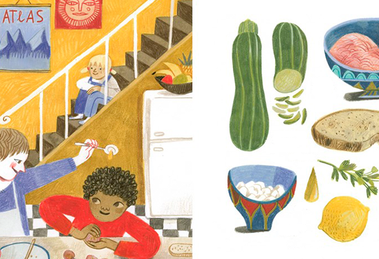 Vecinos de Calle Babel nº 10 cocinando