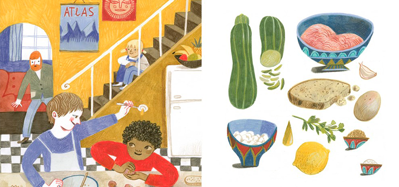 Vecinos de Calle Babel nº 10 cocinando