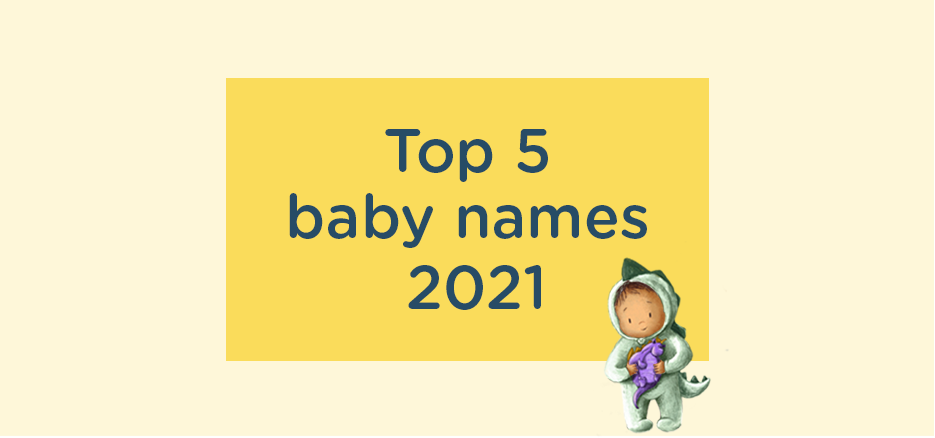 top 5 baby names 2021