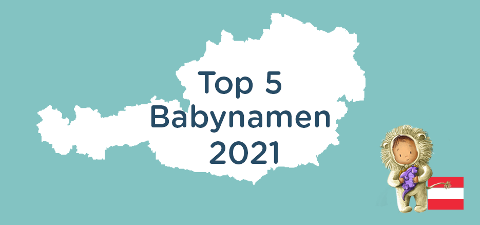 Top 5 beliebteste Vornamen 2021 AT
