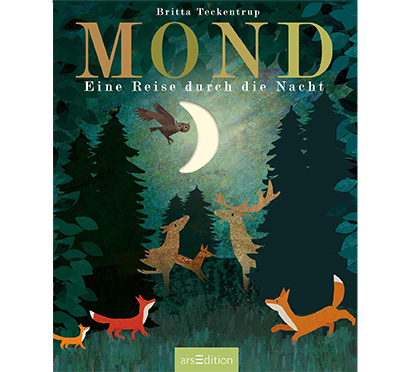 Mond - Buchcover mit Waldtieren