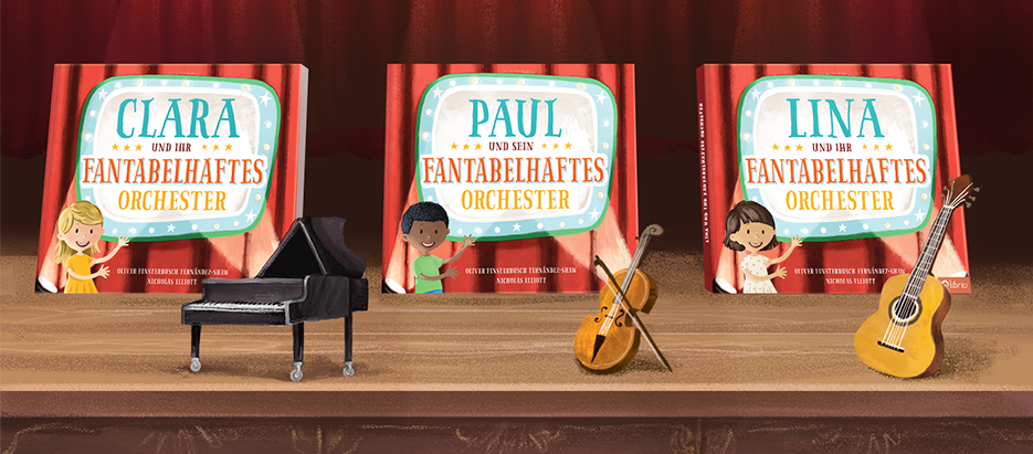 Geburtstagsgeschenk für Kinder - Bilderbuch zum Thema Musik