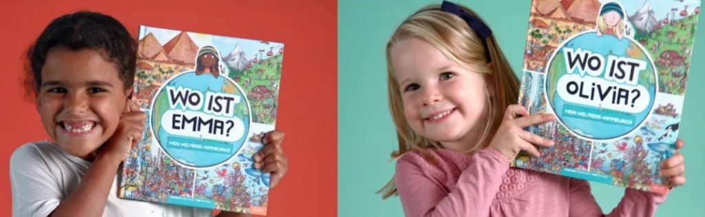 Geschenke zur Einschulung - persönliches Wimmelbuch bringt Kinder zum Strahlen