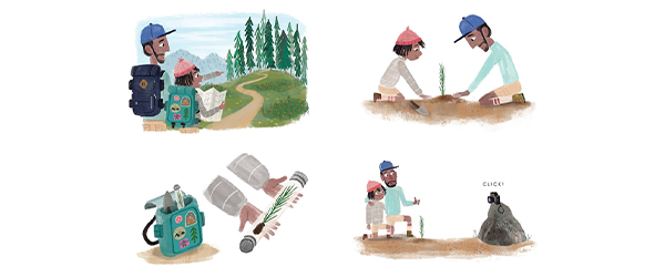 Hike - ilustraciones de la aventura