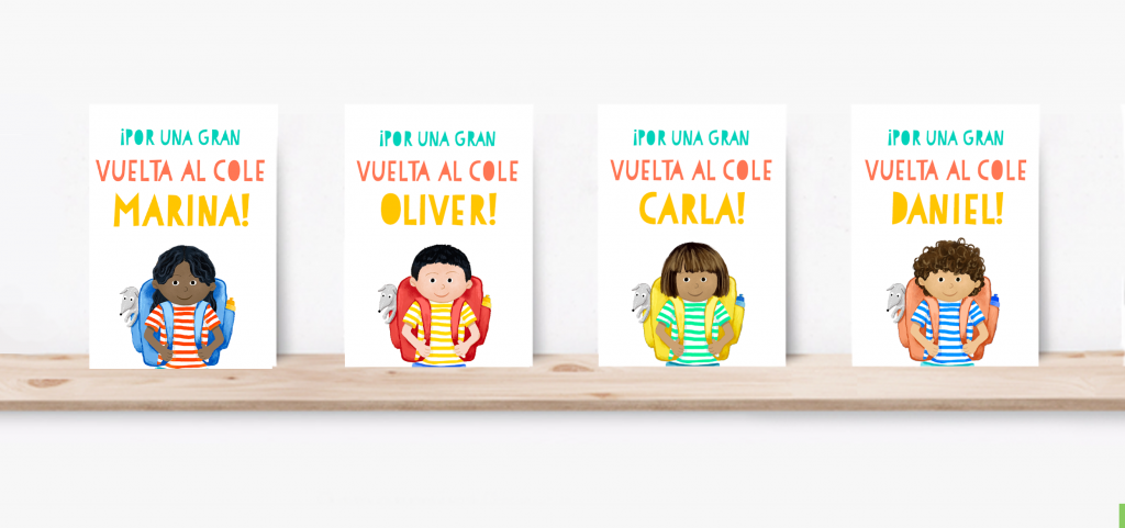 Vuelta al cole - tarjetas de felicitación