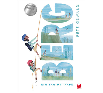 Berg - Ein Tag mit Papa Buchcover mit kletternden Protagonisten