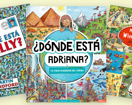 Portadas de cuentos de busca y encuentra