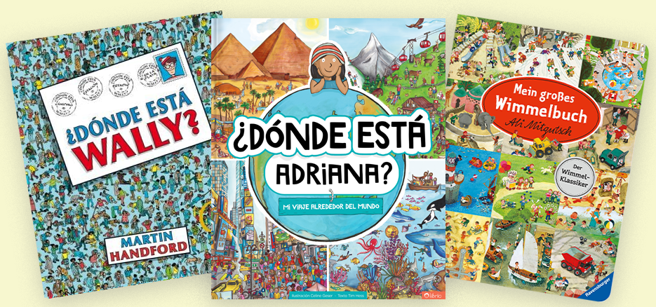 Portadas de cuentos de busca y encuentra