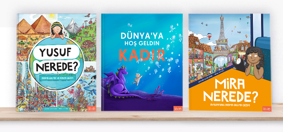 Türkische Namen auf den Buchcovern
