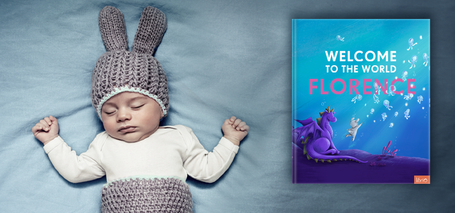 Little Baby Florence with Welcome to the World book