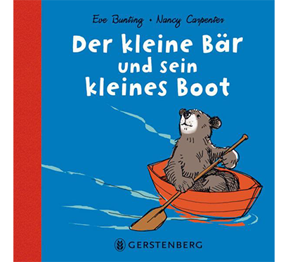 Der kleine Bär und sein kleines Boot - Buchcover mit Bär und Boot