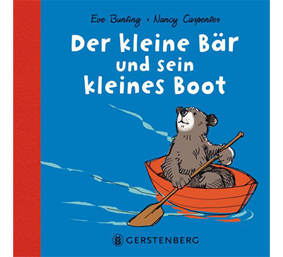 Der kleine Bär und sein kleines Boot - Buchcover mit Bär und Boot