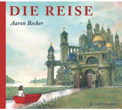 Die Reise - Buchcover mit Schloss, Fluss und Boot