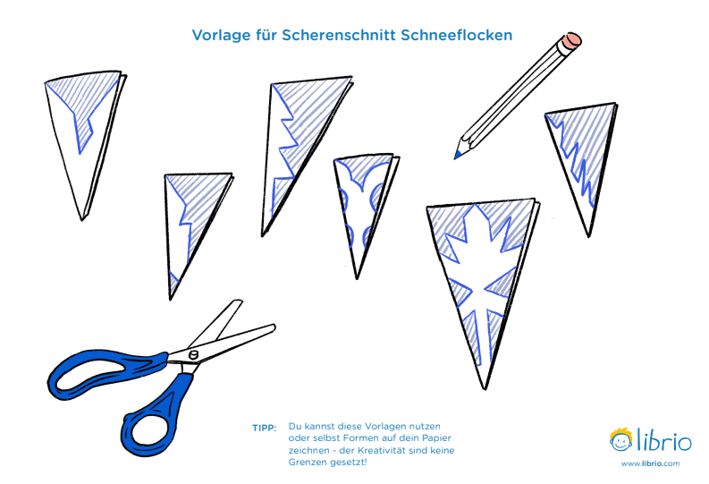 Vorlage für Scherenschnitte