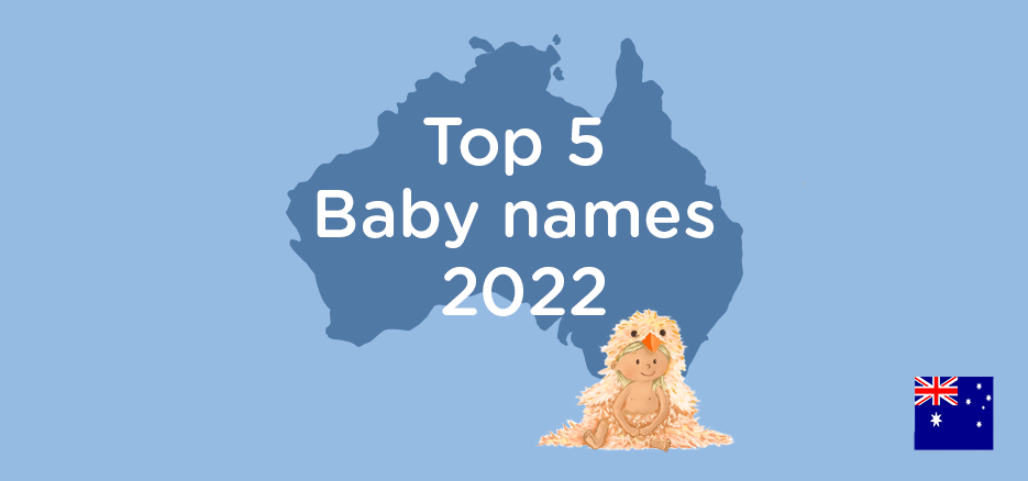 Top 5 baby names 2022 Australia