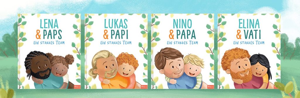Papa-Kind-Buch - der Vorgänger unseres Mama-Kind-Buches: Die verschiedenen Covers