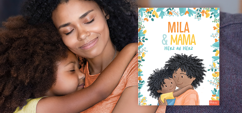 Cover des neuen Mama-Kind-Buches: Die Mutter hält ihre Tochter