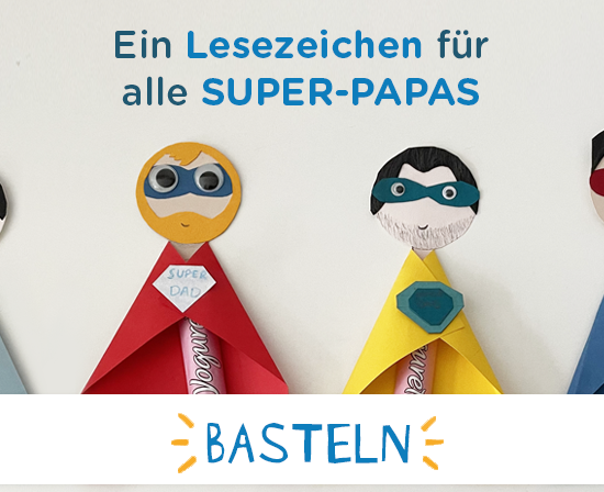 Ein personalisiertes Buchzeichen: Geschenk für Papa von Kind