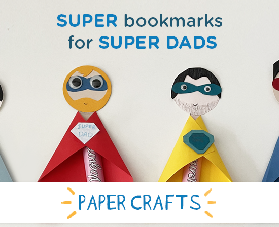 Super dad bookmarks