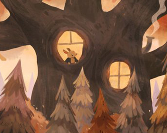 Ich bin doch gar nicht gruselig! Fredo Fledermaus im Wald