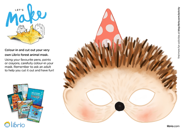 Make a hedgehog mask