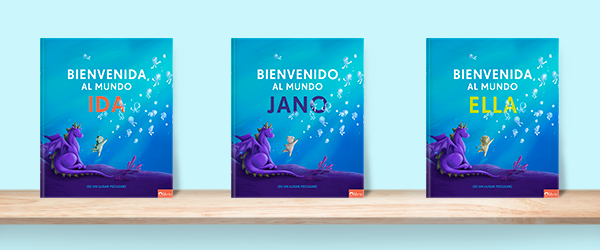 Estanterías con nombres originales