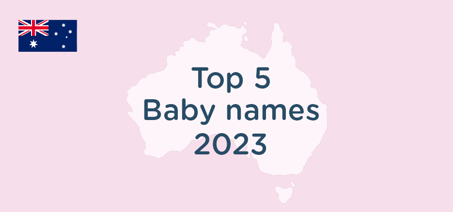 Top 5 baby names in Australia 2023