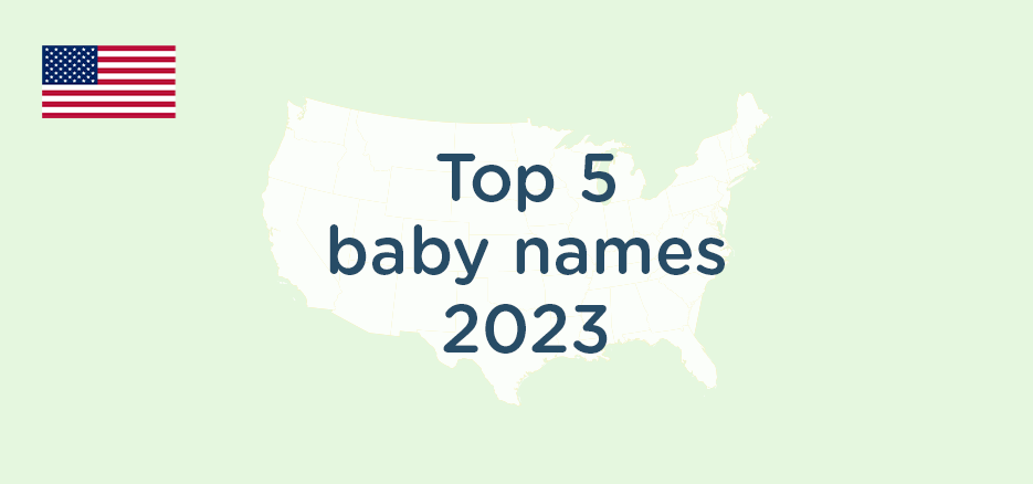 Top 5 baby names US 2023
