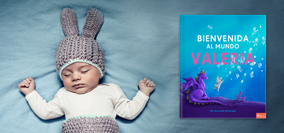 Bebé con portada de libro L4