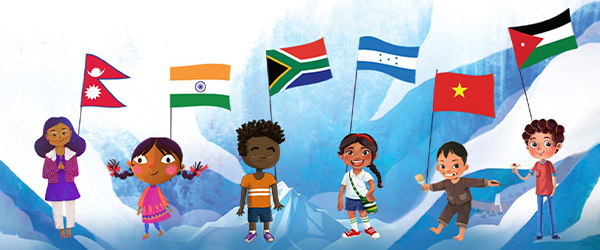 School kids from all over the world!