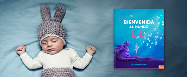 Niña con portada con nombre niña con L