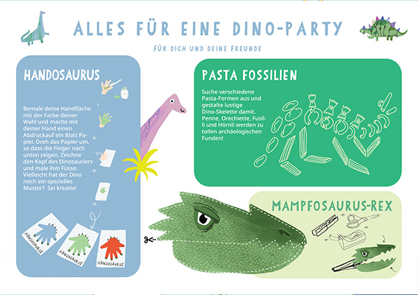 Ideen für die Dino-Party