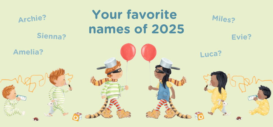 The most popular names 2025